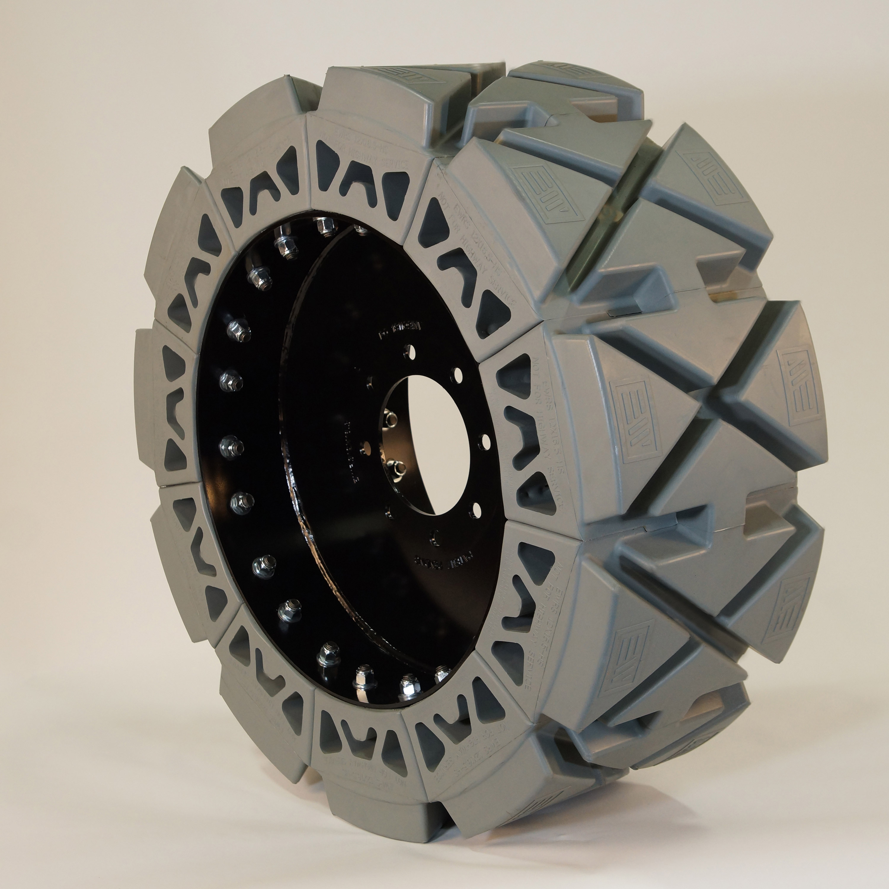 Evolution Wheel Hard Surface Non Marking Solid Skid Steer Tire